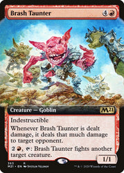 Brash Taunter (Extended Art) [Core Set 2021]