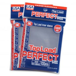 KMC Sleeves USA Pack Clear Perfect Fit 100-Count