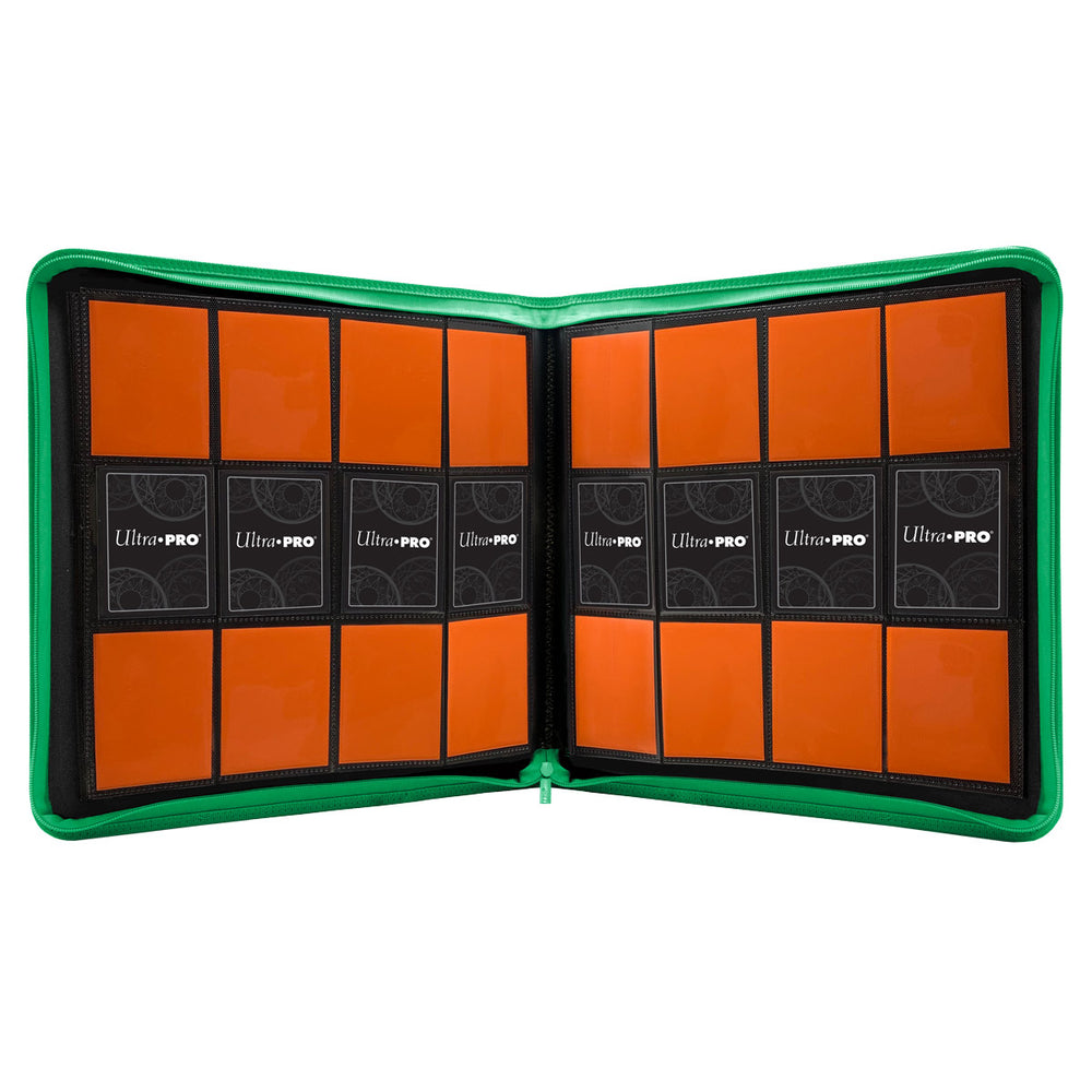 Ultra Pro Zippered PRO Binder 12 Pocket Green