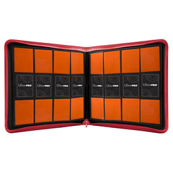 Ultra Pro Zippered PRO Binder 12 Pocket Red