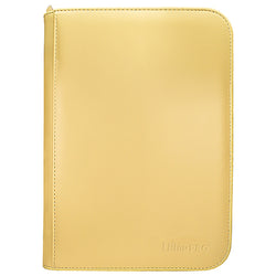 Ultra Pro Zippered PRO Binder 4 Pocket Vivid Yellow