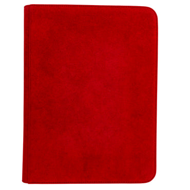 Ultra Pro Zippered PRO Binder 9 Pocket Vivid Deluxe Red