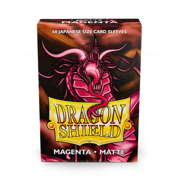 Dragon Shield: Japanese Size 60ct Sleeves - Magenta (Matte)