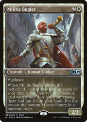 Militia Bugler (FNM) [Core Set 2019 Promos]