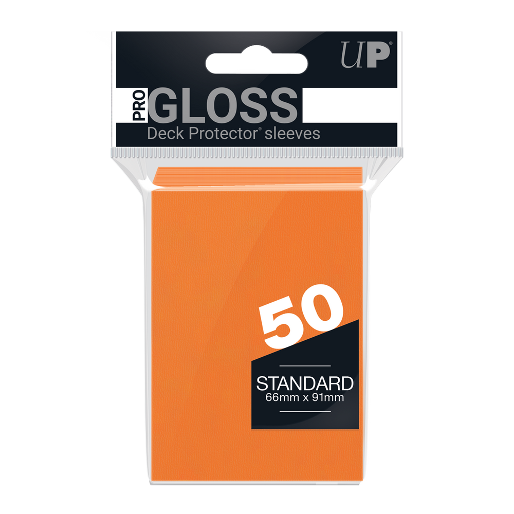 Ultra PRO: Standard 50ct Sleeves - PRO-Gloss (Orange)