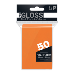 Ultra PRO: Standard 50ct Sleeves - PRO-Gloss (Orange)