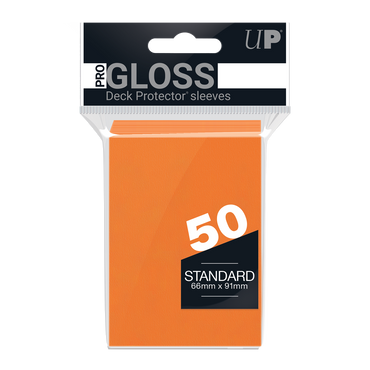 Ultra PRO: Standard 50ct Sleeves - PRO-Gloss (Orange)