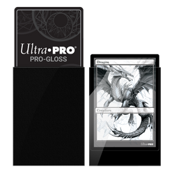 Ultra PRO: Standard 50ct Sleeves - PRO-Gloss (Black)