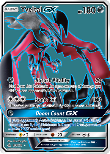 Yveltal GX (124/131) [Sun & Moon: Forbidden Light]