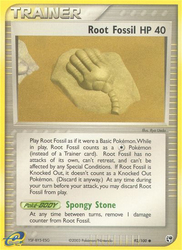 Root Fossil (92/100) [EX: Sandstorm]