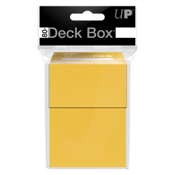 Ultra PRO: Deck Box - Solid Color (Yellow)