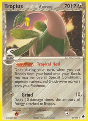 Tropius (23/101) (Delta Species) [EX: Dragon Frontiers]