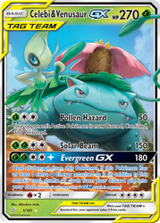 Celebi & Venusaur GX (1/181) [Sun & Moon: Team Up]