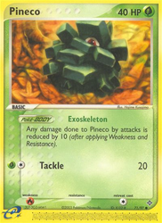 Pineco (71/97) [EX: Dragon]