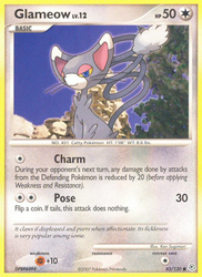 Glameow (83/130) [Diamond & Pearl: Base Set]