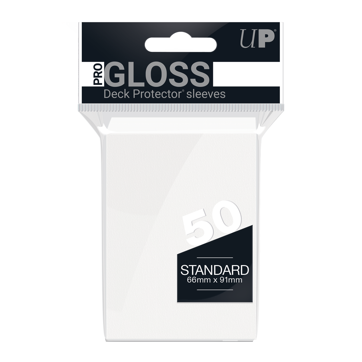 Ultra PRO: Standard 50ct Sleeves - PRO-Gloss (White)