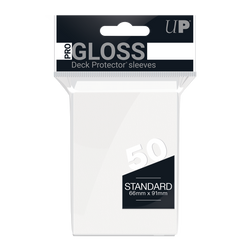 Ultra PRO: Standard 50ct Sleeves - PRO-Gloss (White)