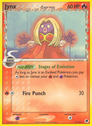 Jynx (17/101) (Delta Species) [EX: Dragon Frontiers]