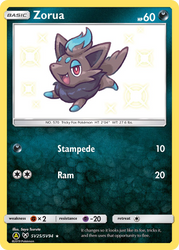 Zorua (SV25/SV94) [Sun & Moon: Hidden Fates - Shiny Vault]