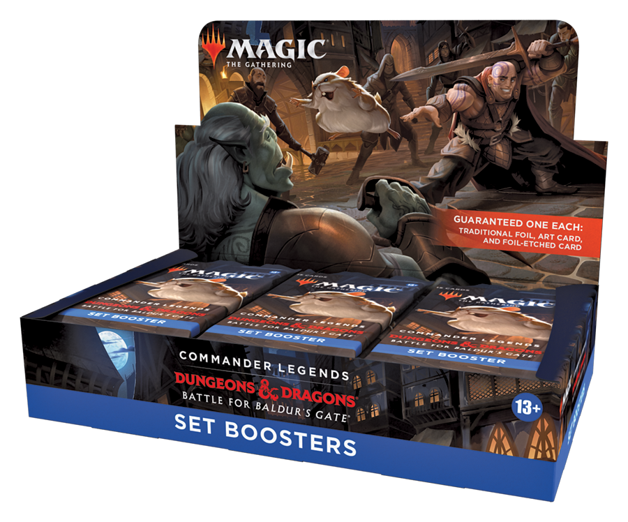 Commander Legends: Battle for Baldur's Gate - Set Booster Display