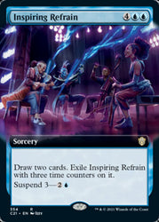 Inspiring Refrain (Extended Art) [Commander 2021]