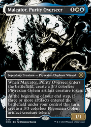 Malcator, Purity Overseer (Borderless Ichor) [Phyrexia: All Will Be One]
