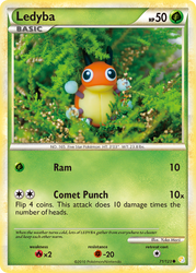 Ledyba (71/123) [HeartGold & SoulSilver: Base Set]