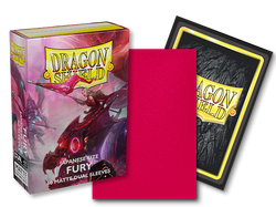 Dragon Shield: Japanese Size 60ct Sleeves - Fury (Dual Matte)