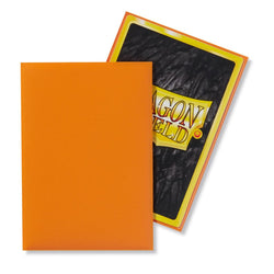 Dragon Shield: Japanese Size 60ct Sleeves - Orange (Matte)