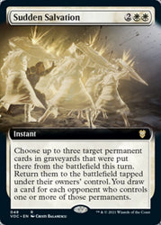 Sudden Salvation (Extended Art) [Innistrad: Crimson Vow Commander]