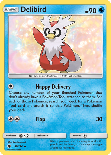 Delibird (57/214) [Sun & Moon: Lost Thunder]