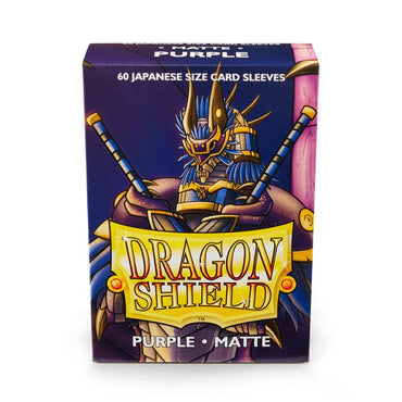 Dragon Shield: Japanese Size 60ct Sleeves - Purple (Matte)