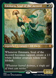 Emmara, Soul of the Accord (Foil Etched) [Starter Commander Decks]