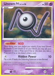 Unown N (69/132) [Diamond & Pearl: Secret Wonders]