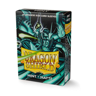 Dragon Shield: Japanese Size 60ct Sleeves - Mint (Matte)